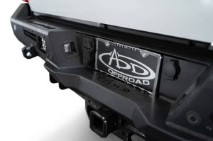 Ford Super Duty F250 Rear Bumper - Addictive Desert Designs - Bomber - Hammer Black - `23-`27 Ford Super Duty F250 Rear Bumper - Addictive Desert Designs - Bomber - Hammer Black - `23-`27